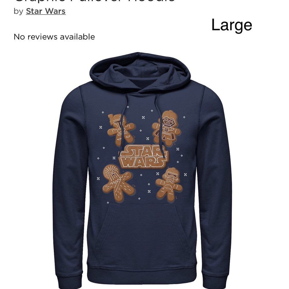 Men’s Star War Gingerbread crew graphic sweater